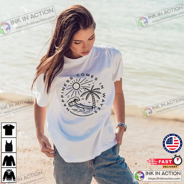 Happiness Comes in Waves Summer Shirt