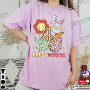 Happy Easter Bunny Comfort Colors T shirt 1 Ink In Action
