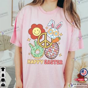 Happy Easter Bunny Comfort Colors T shirt 3 Ink In Action