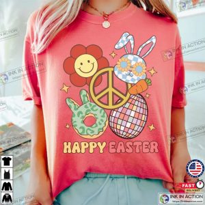 Happy Easter Bunny Comfort Colors T shirt 5 Ink In Action