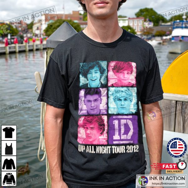 Harry Styles One Direction Shirt Up All Night Tour 2012 Shirt