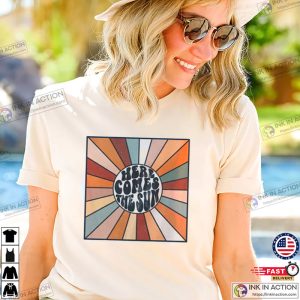 Here Comes The Sun Summer Distressed T-shirt