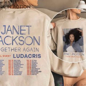 Janet Jackson Together Again Tour 2023, Janet Jackson Music Concert shirt
