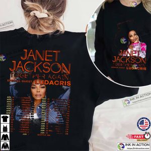 Janet Jackson Together Again Tour 2023 T Shirt 1 Ink In Action