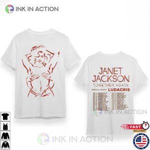 Janet Jackson Together Again Tour 2023 Vintage T-Shirt