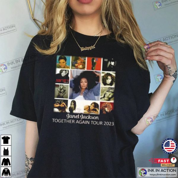 Janet Jackson TogetherAgain Tour 2023 T Shirt