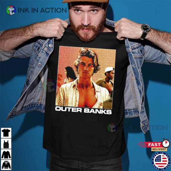 John B Portrait T-shirt, Outer Banks T-shirt