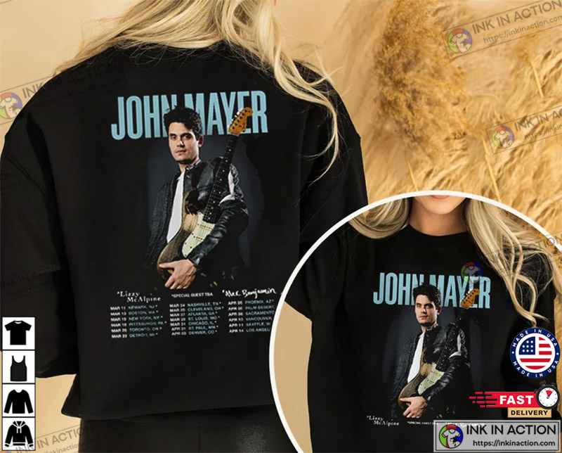 john mayer tour t shirt