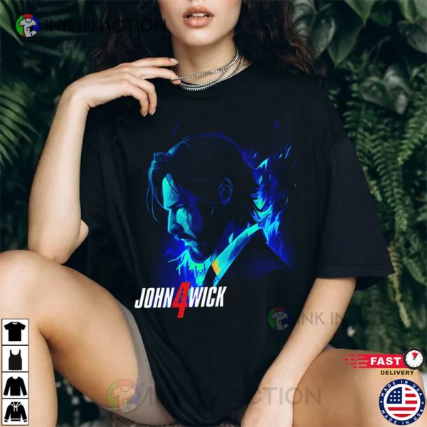 John Wick 4 Movie, Keanu Reeves Shirt