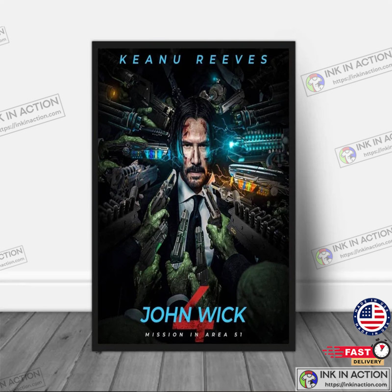 John Wick Chapter 4 2023 John Wick 4 Movie All Over Print T-shirt –