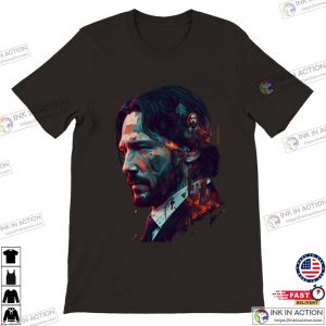 John Wick T shirt Art Graphics T shirt 2