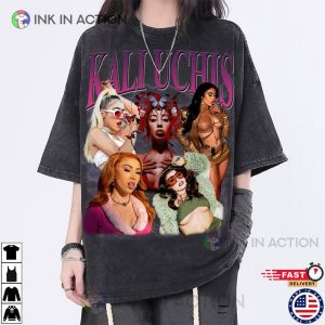 Kali Uchis Retro 90s T Shirt 3 Ink In Action