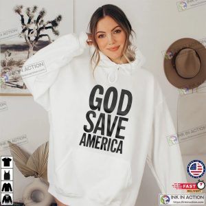 Kanye West God Save America Basic Tee 2