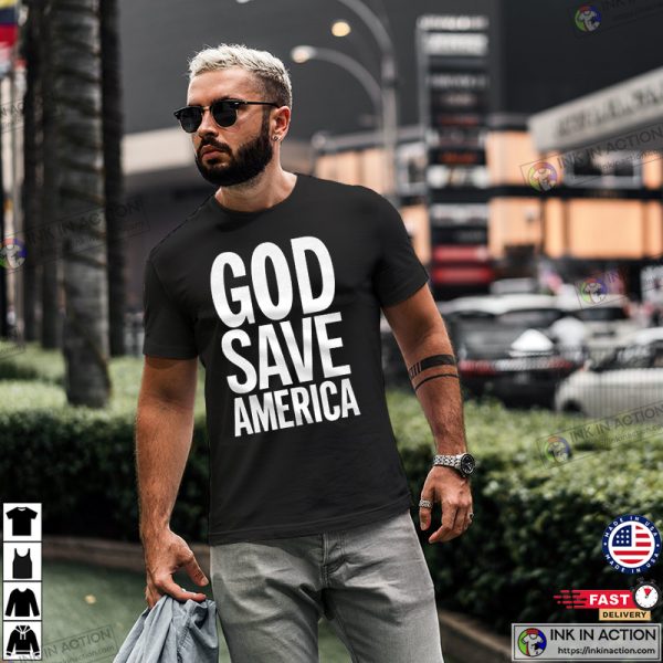 Kanye West God Save America Basic Tee