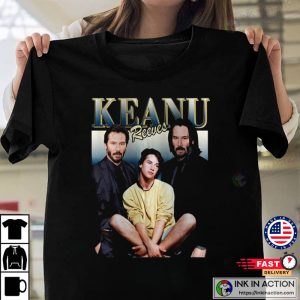 Keanu Reeves Best Retro T shirt 4 Ink In Action
