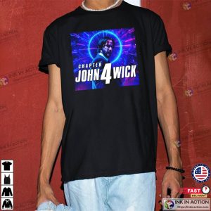 Keanu Reeves John Wick Chapter 4 Action Design T Shirt 1