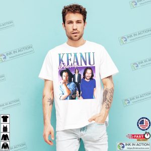 Keanu Reeves Star Movie T Shirt 2 Ink In Action