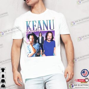 Keanu Reeves Star Movie T Shirt 3 Ink In Action
