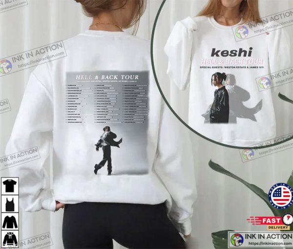 Keshi Hell Heaven World Tour 2023 Shirt