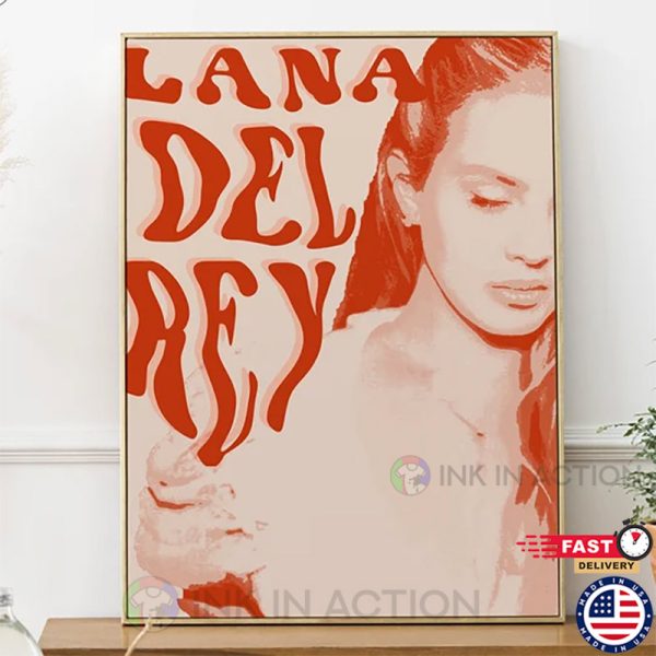 Lana Del Rey Wall Art Modern Poster