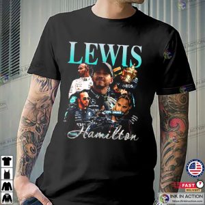 Lewis Hamilton Formula Racing F1 Homage Graphic T shirt 3