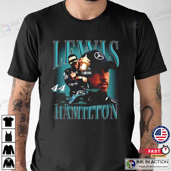 Lewis Hamilton Racing 90s Vintage T-Shirt