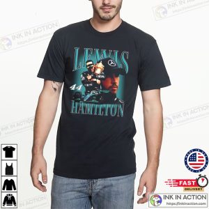 Lewis Hamilton Racing 90s Vintage T Shirt 4