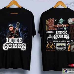 Luke Combs 2023 World Tour 2 Side T Shirt 1