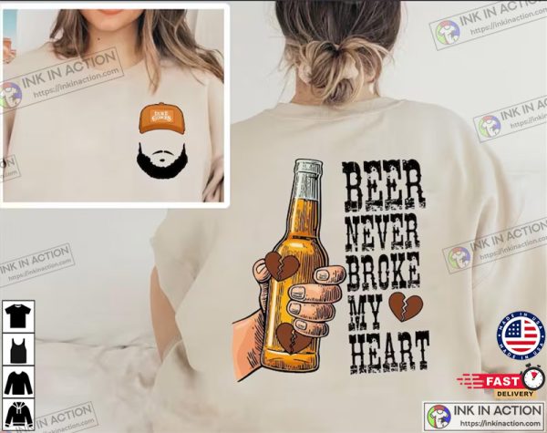 Luke Combs Beer Never Broke My Heart T-Shirt