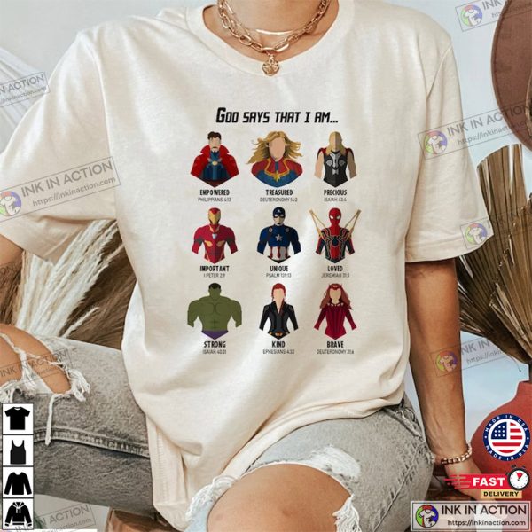 Marvel God Says That I Am Shirt, MCU Fan Gift