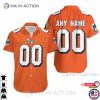 Miami Dolphins Orange And White Custom Hawaiian Shirt