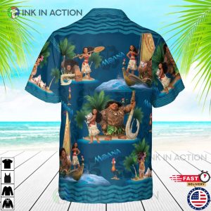 Moana And Maui Disney Hawaiian Shirt Disneyland Trip Hawaiian Shirt 1