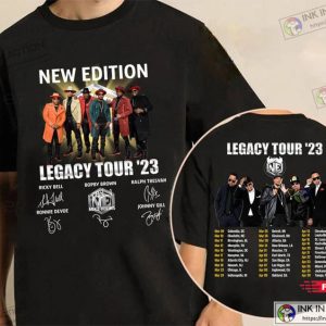 New Edition Band Retro Shirt, Legacy Tour 2023 Shirt