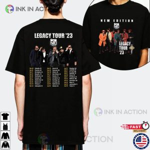 New Edition Band Shirt – 2 Sides, Legacy Tour 2023 Shirt