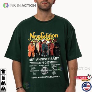 New Editions 45th Anniversary 1978 2023 Shirt New Edition Band Shirt 1