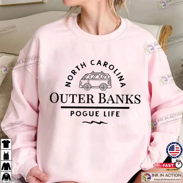 Outer Banks Crewneck Shirt, Pogue Life North Carolina T-Shirt