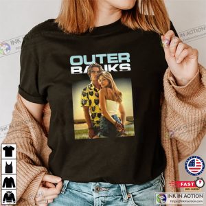 Outer Banks Shirt John B And Sarah Poster T shirt 4