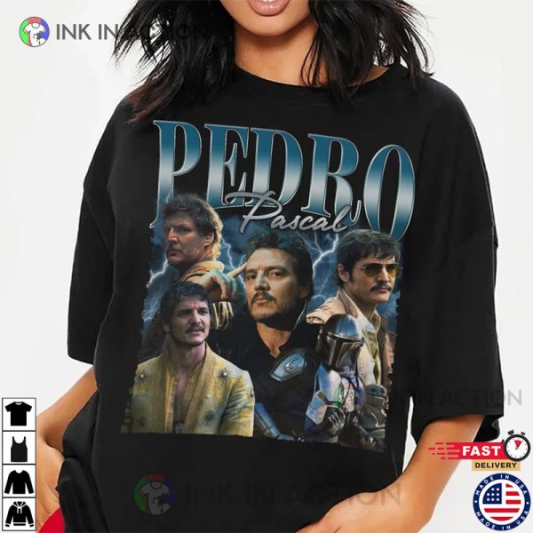 Pedro Pascal 90s Vintage Shirt