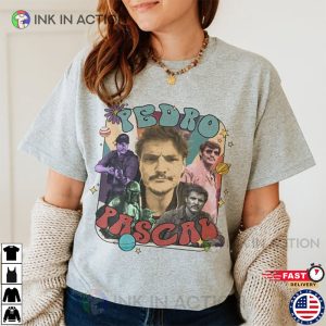 Pedro Pascal Retro 90s T shirt 1
