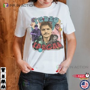 Pedro Pascal Retro 90s T shirt 2