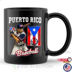 Puerto Rico Baseball Pr Boricua Player Mug