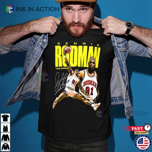 Rodman Brand Washed Black T-Shirt
