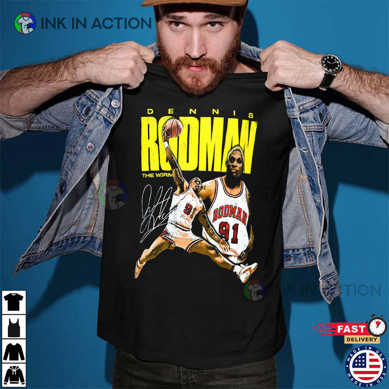 Dennis Rodman The Worm Shirt - High-Quality Printed Brand