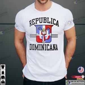 Republica Dominicana T Shirt 1 Ink In Action