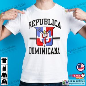 Republica Dominicana T Shirt 2 Ink In Action