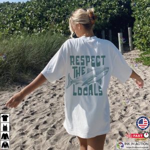 Respect The Local Shirt Ocean Surfing Tee 1 Ink In Action