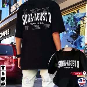 Suga Agust D TOUR IN U.S T-shirt, Suga On Tour 2023 Shirt