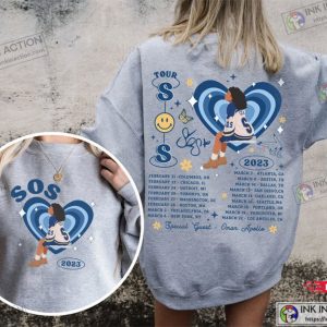 SZA SOS Full Tracklist Shirt, SZA S.O.S Merch T-Shirt