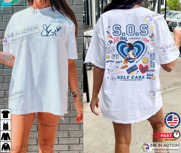 SZA SOS Full Tracklist Shirt, Vintage SZA Shirt, SZA Merch