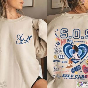 SZA SOS Full Tracklist Shirt Vintage SZA Shirt SZA Merch 2